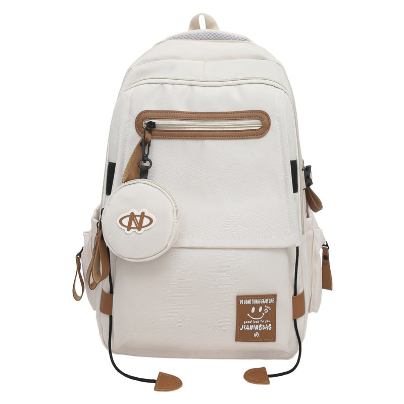 Multi-functional urban backpack with padded laptop compartment, organized pockets, and water-resistant fabric.