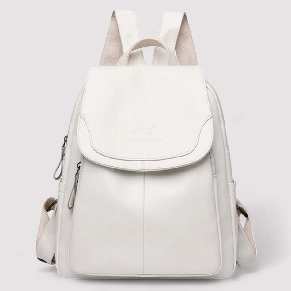Secure women's travel backpack with anti-theft features. Ideal for daily use & fashion accessory for women.