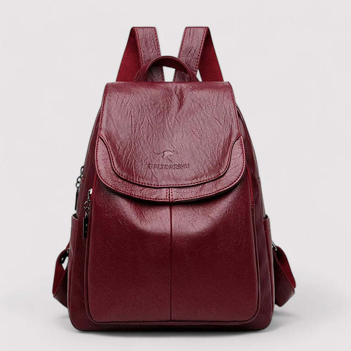 Fashionable women's anti-theft travel bag. Secure and stylish backpack for daily use & peace of mind.