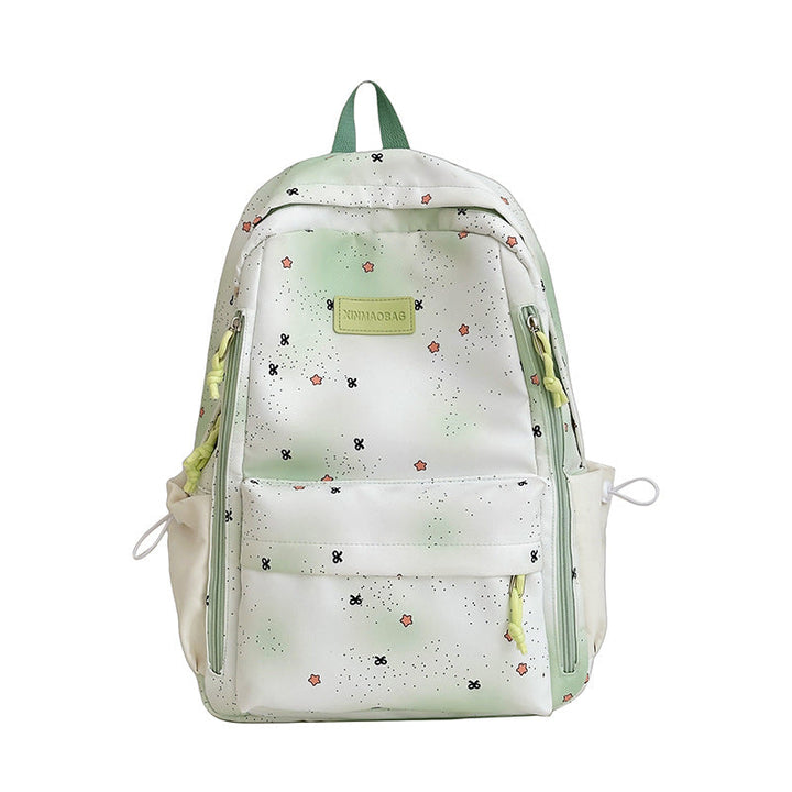 Comfortable women's functional backpack with multiple compartments for organized everyday carry.