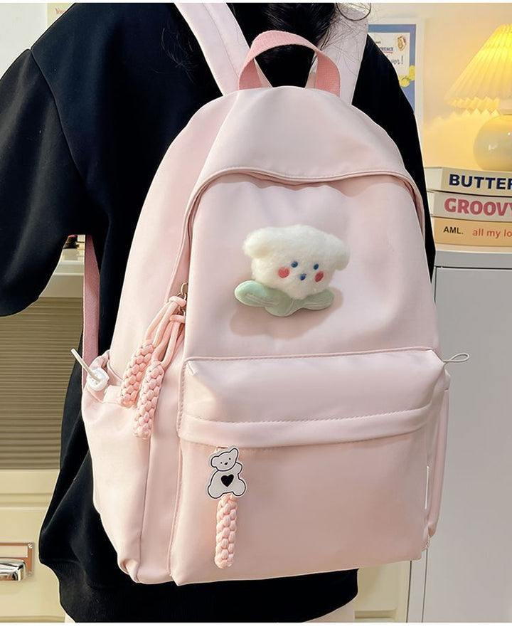 Stylish women's everyday casual backpack, perfect for daily use, school, or travel. Durable and chic design.