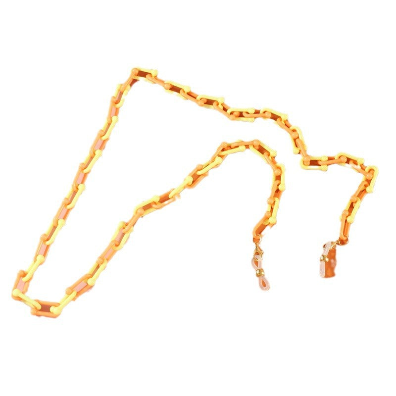 Secure anti-lost glasses chain, a stylish fashion accessory for women to keep eyewear handy.