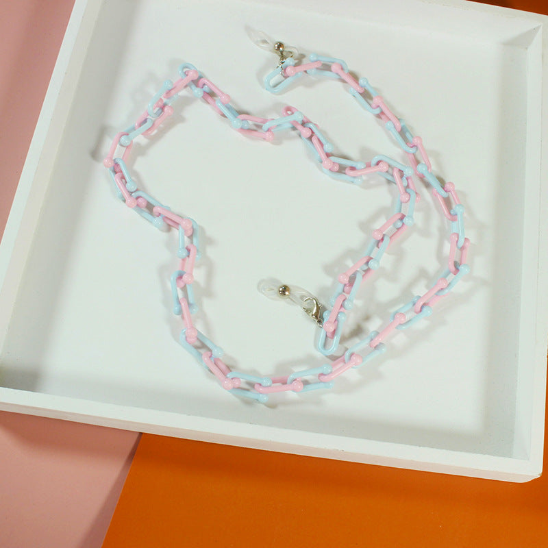 Trendy women's glasses chain, a fashionable and functional eyewear accessory to prevent loss.