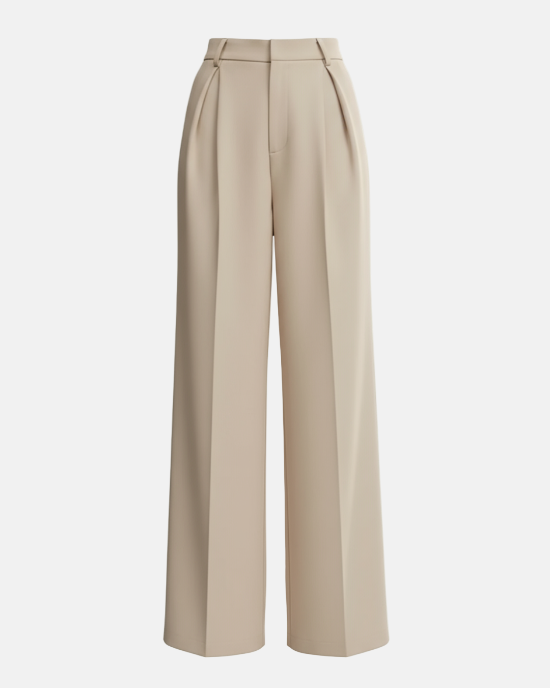 Modern women's wide leg trousers, expertly tailored with a flattering high waist. Perfect for office.