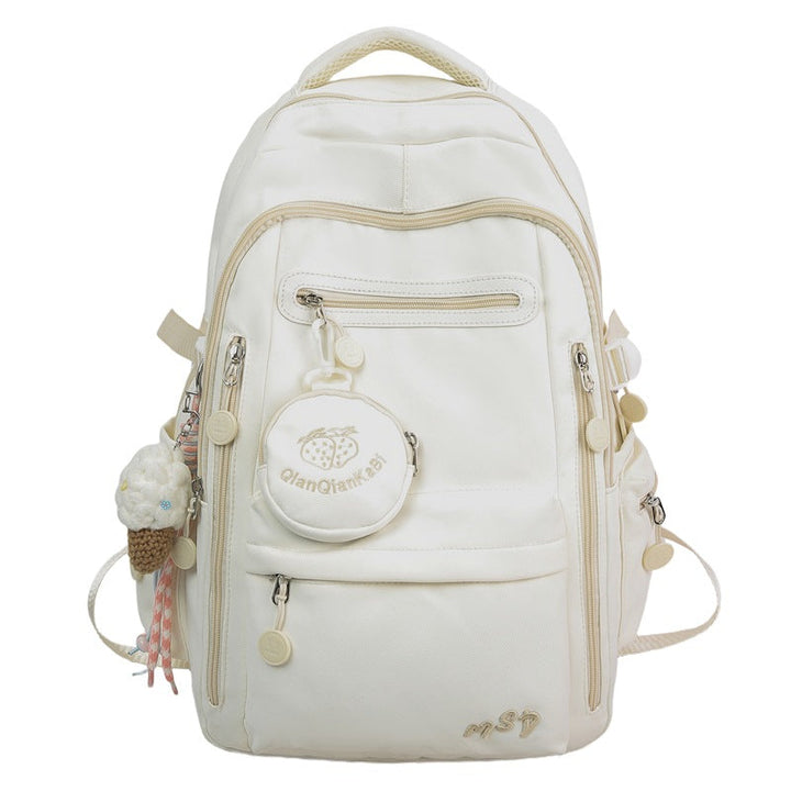 Functional women's school backpack, lightweight & stylish for daily use. Compact design keeps essentials organized.