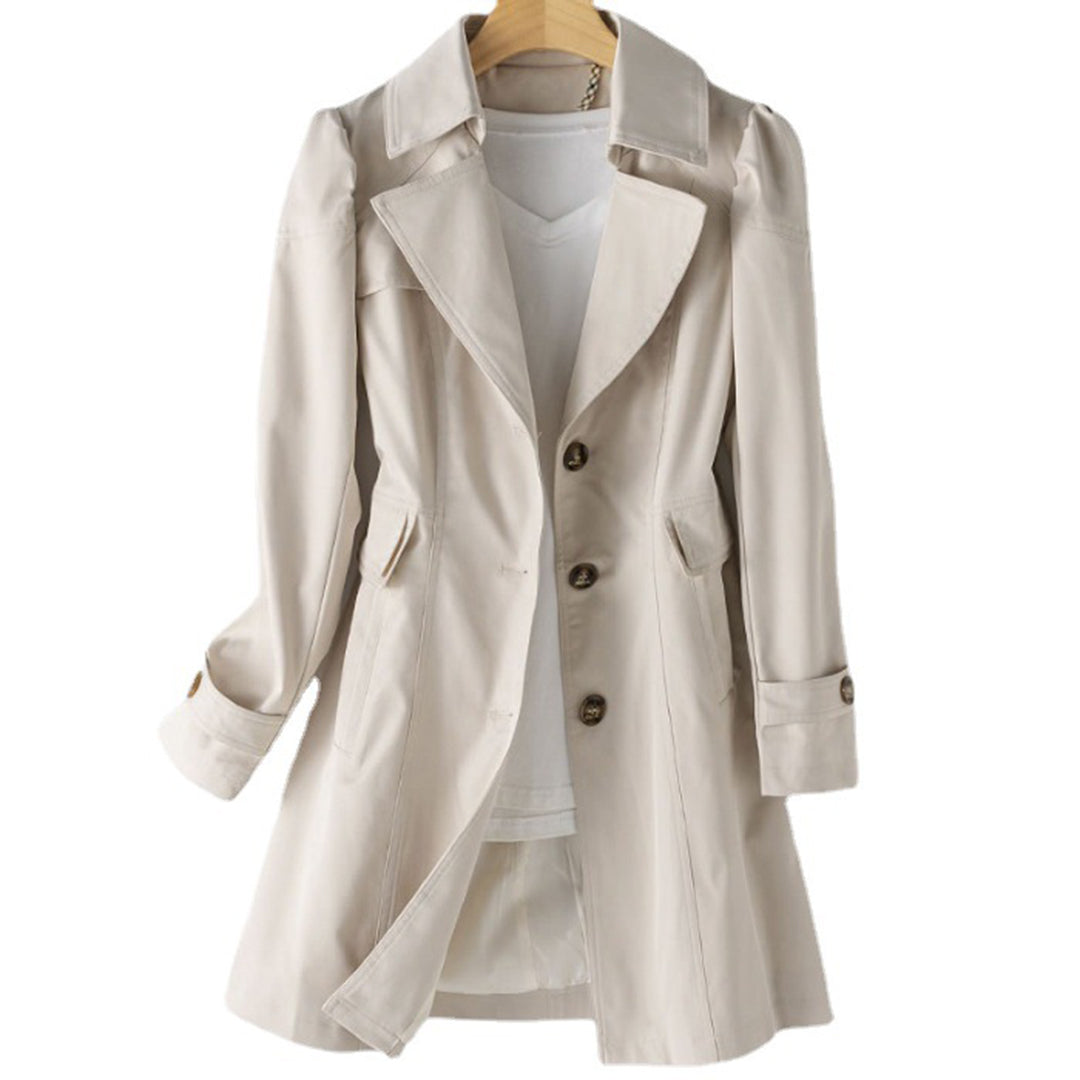 Women's Luciba trench coat: stylish, weatherproof mid-season outerwear. Lightweight & classic, ideal for spring/autumn.