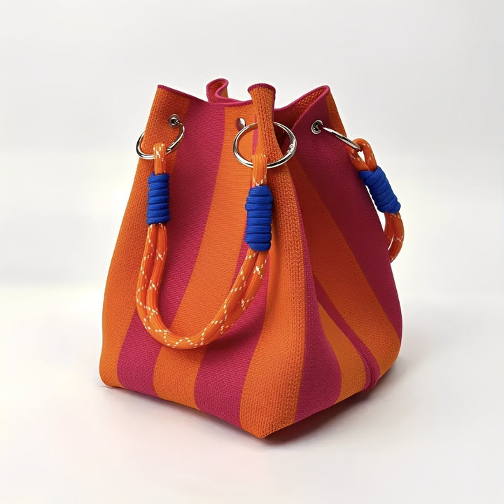 Metropolitan everyday tote bag for women in orange, a stylish and spacious handbag perfect for daily errands.
