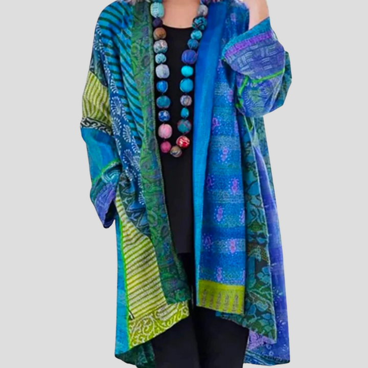 Stylish women's open-front cardigan for versatile layering. Elegant long-sleeve knit, perfect for casual chic everyday wear.