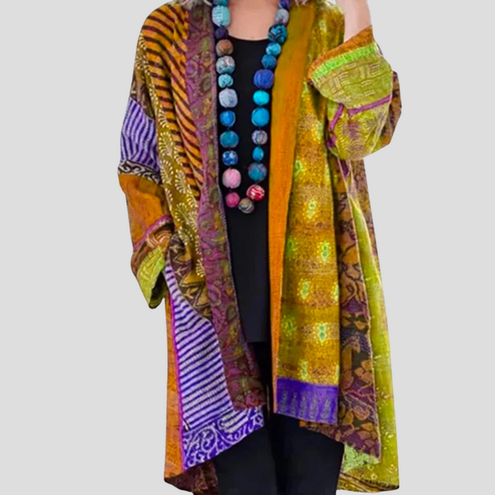 Open-front women's cardigan, ideal for seasonal transition. Stylish long-sleeve knit for elegant layering and casual chic.