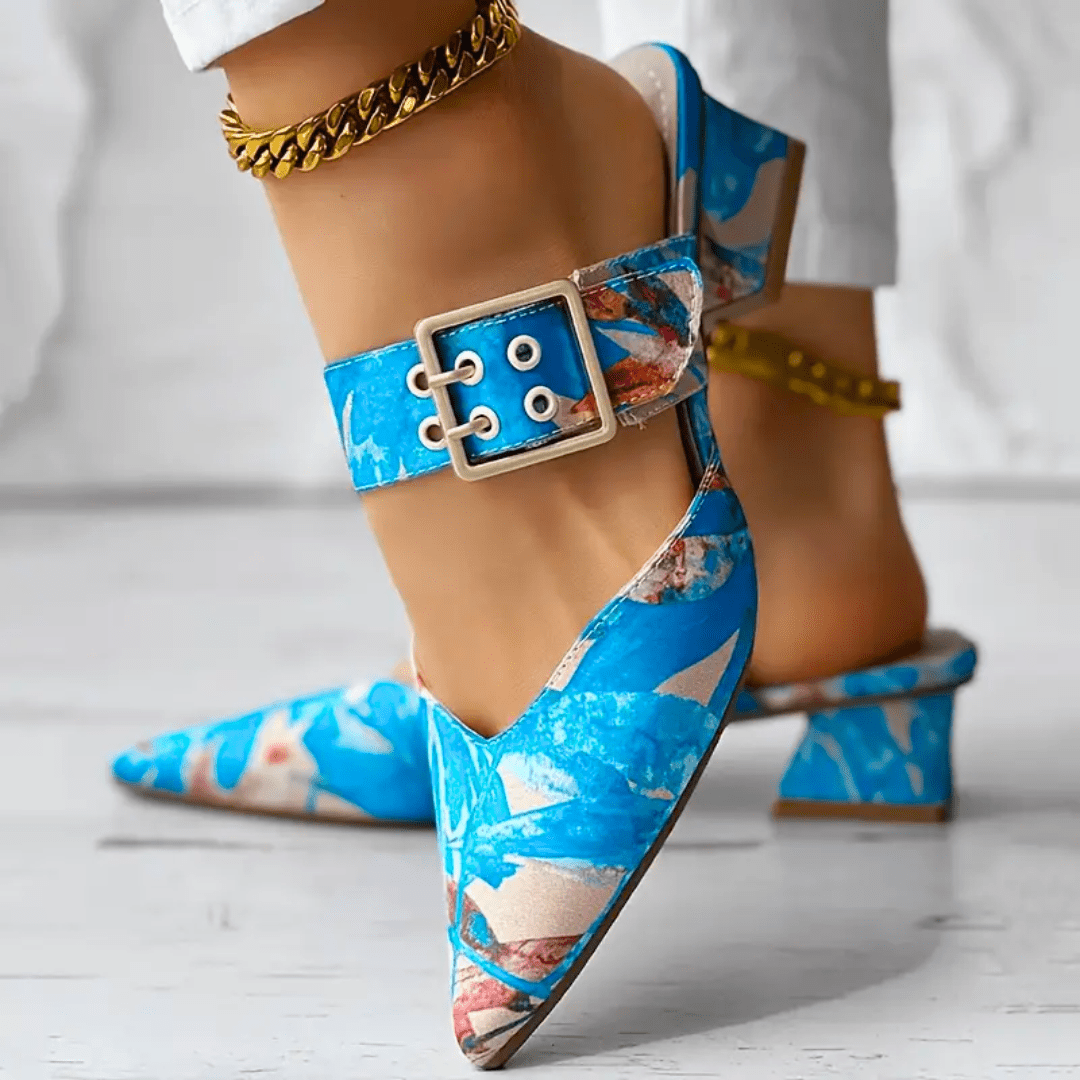 Stylish & comfortable women's heels featuring arch support. Perfect elegant footwear for parties & special occasions.