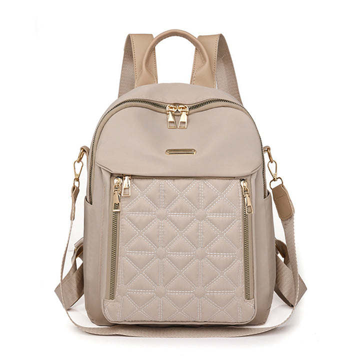 Elegant women's shoulder bag, quilted with multiple compartments, ideal for work and stylish outings.
