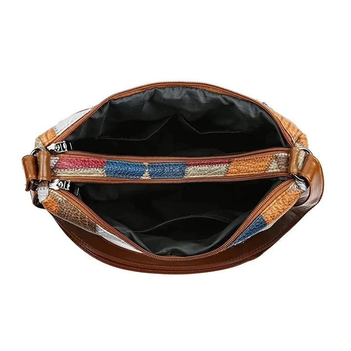Beautiful vegetable leather women's handbag. A must-have stylish accessory for everyday elegance.