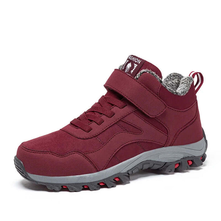 Cozy women's ankle snow boots, stylish and warm for winter outdoor & casual wear. Non-slip design.