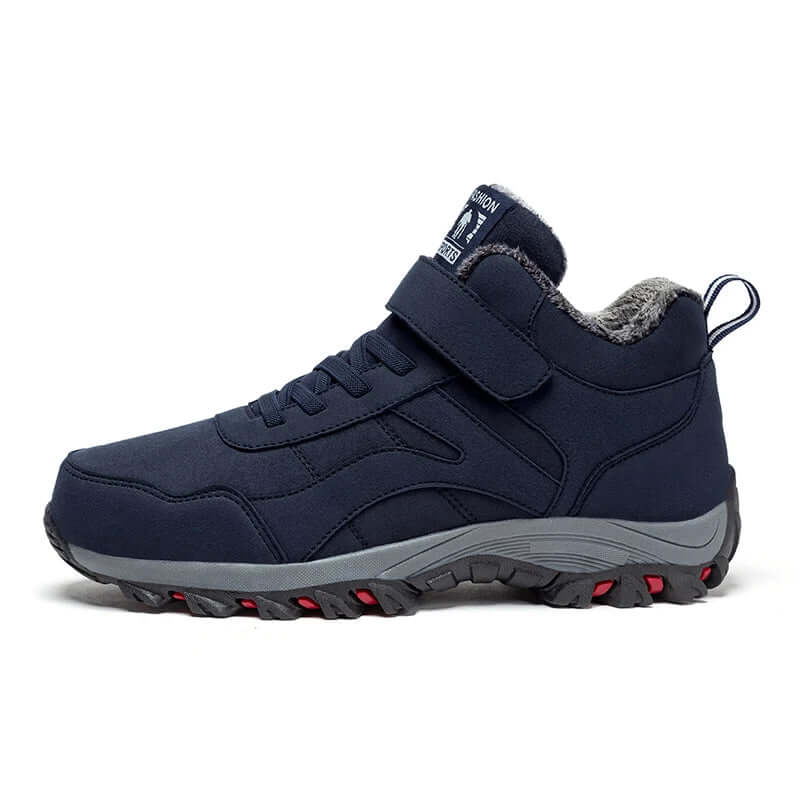 Fashionable women's ankle snow boots for stylish cold weather outdoor activities. Warm & weather-resistant.