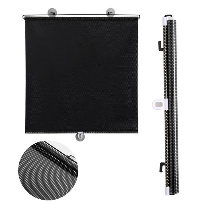 Convenient sun-blocking roller blind for instant glare & heat reduction. Easy no-drill install improves home comfort.