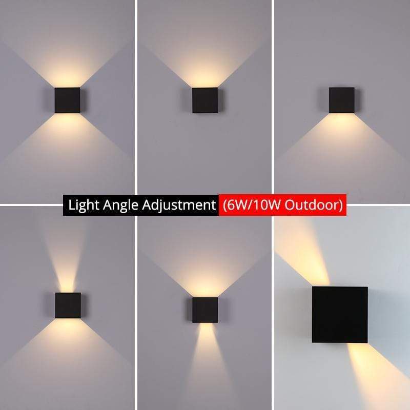 Modern Tavey LED wall light, IP rated for outdoor use, durable and energy-saving.
