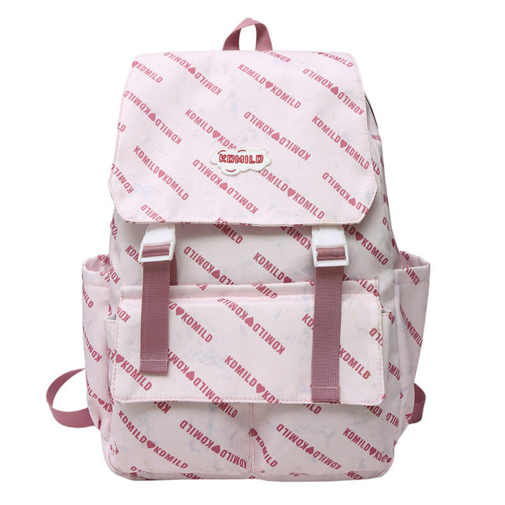 Trendy pattern backpack for students & daily commuters. Stylish & spacious school bag or travel accessory.