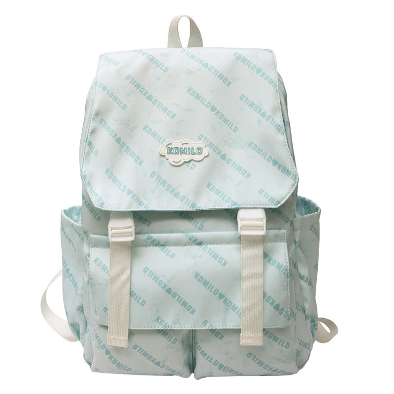 Unisex trendy pattern backpack for active students & commuters. Durable, stylish school or travel bag for daily essentials.