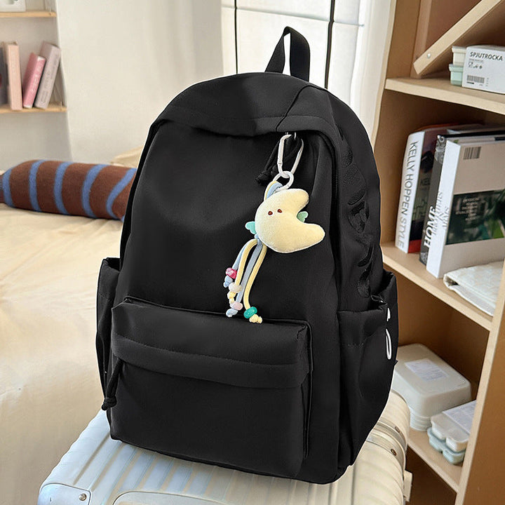 Trendy unisex school backpack, spacious for students, daily commute & travel. Fashionable & practical daily bag.