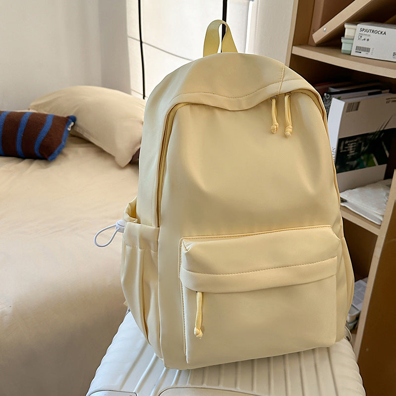 Colorful fashion school backpack, a trendy unisex bag for students, daily travel, and campus essentials.