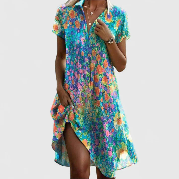 Versatile Women's Tansy Midi Dress, offering casual elegance for any occasion. Comfortable & trendy.