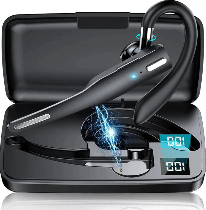 Long battery life Wireless Trucker Headset with Bluetooth 5.1, noise cancelling, and dual mic for all-day use.