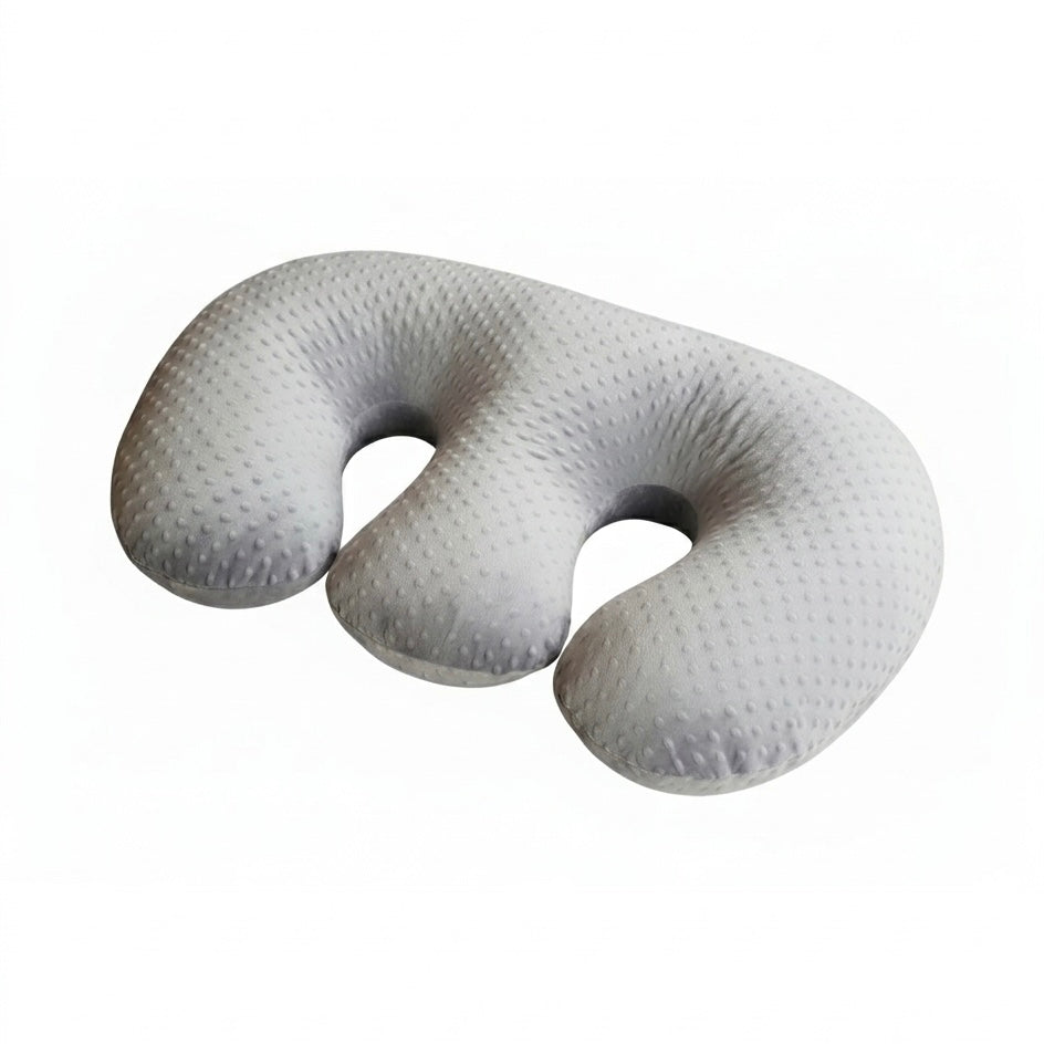 High-quality twin nursing pillow, a crucial baby essential for comfortable, efficient feeding.