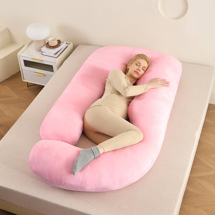 Ergonomic full body pillow, unisex, ensures ultimate sleep support.