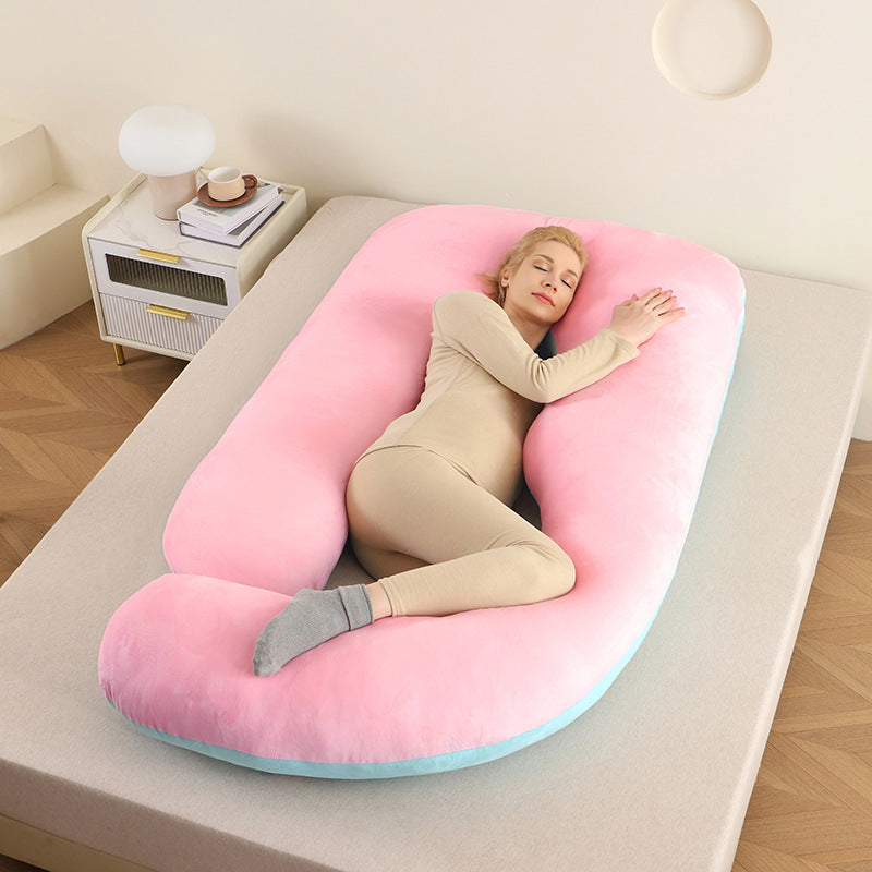U-shaped ergonomic full body pillow, perfect for ultimate sleep support.