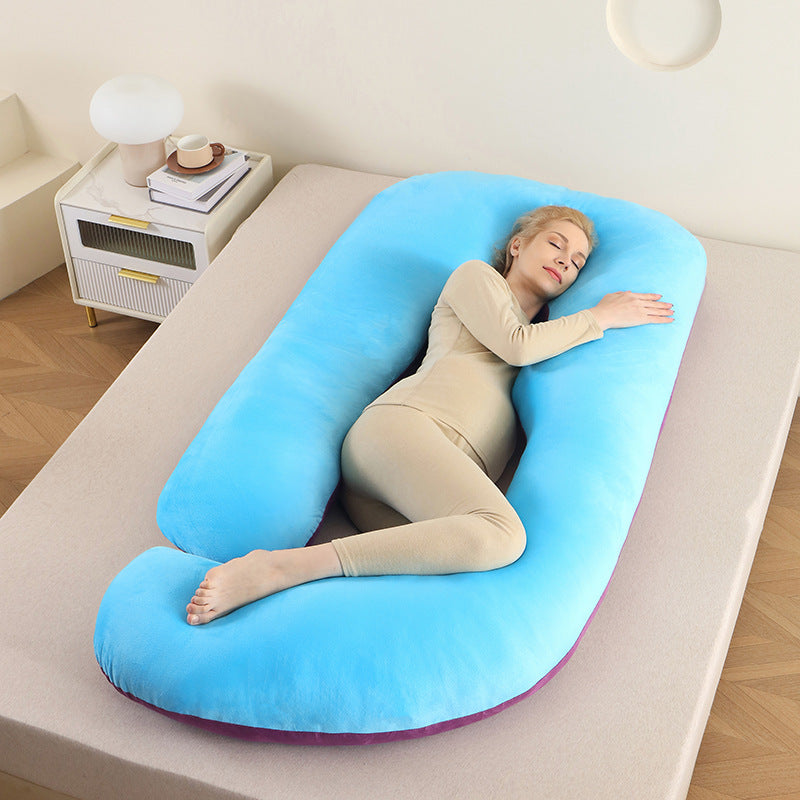 Ultimate sleep full body pillow, ergonomic, for unisex comfort.