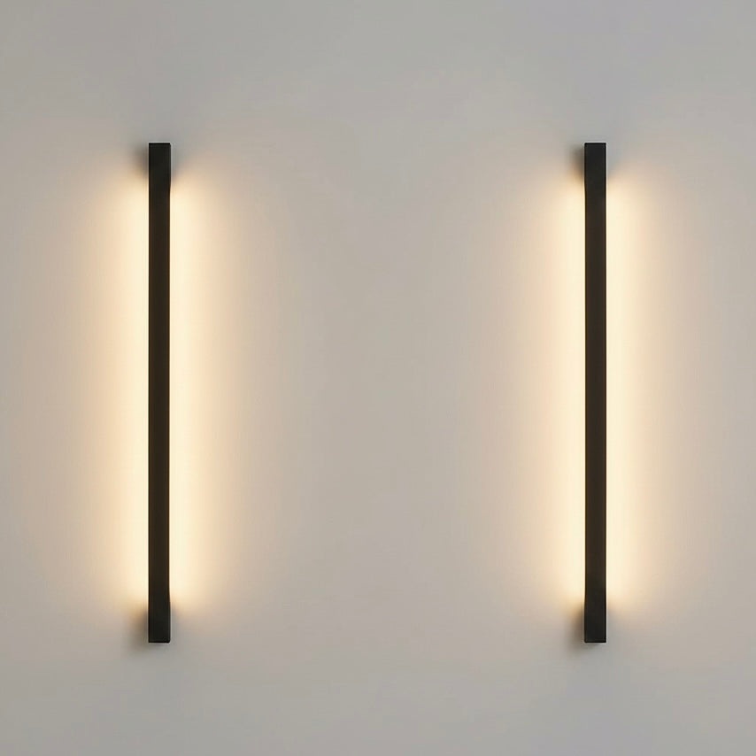 Energy-efficient dimmable LED wall sconce. Modern indoor lighting solution with a minimalist aesthetic.