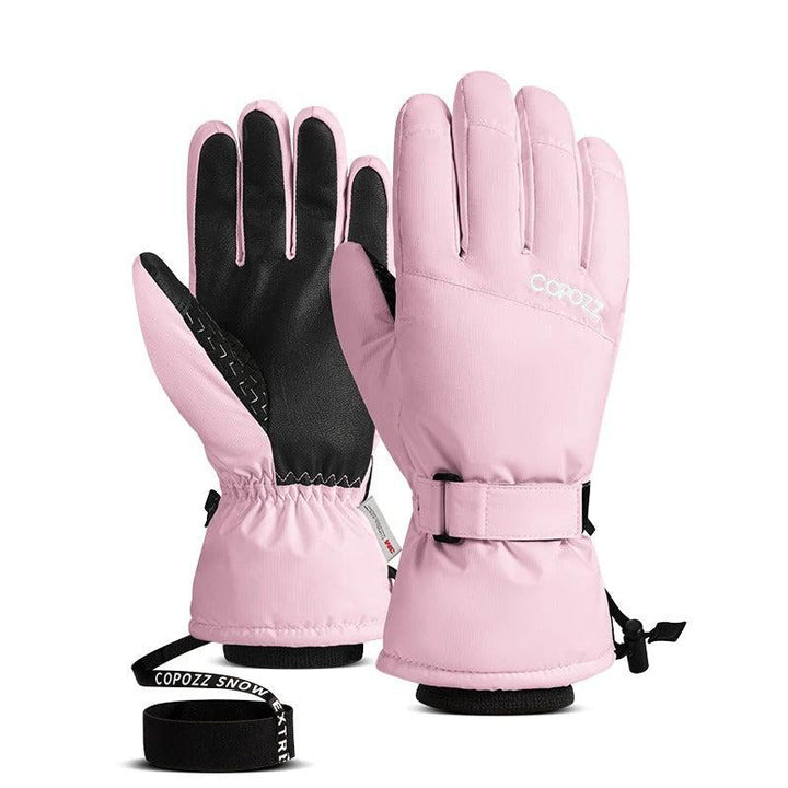 Waterproof cold-resistant winter gloves. Ultralight design for men's & women's outdoor sports & activities.