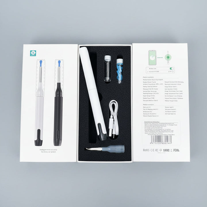 Wireless HD ear scope with Wi-Fi connectivity for easy ear health inspection on phone, for adults & kids.