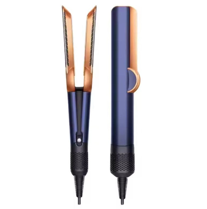 Advanced 2-in-1 hair dryer and straightener with cool shot, ensuring smooth, frizz-free hair for all.
