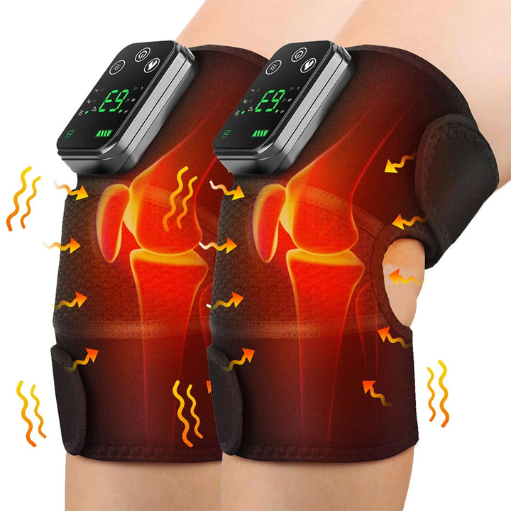 Wireless therapeutic massager for targeted joint and muscle pain relief.
