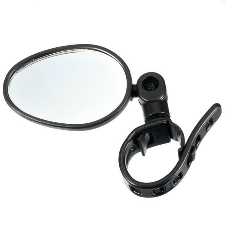 Essential cycling safety gear: adjustable bike rearview mirror with 360° swivel for optimal visibility & accident prevention.