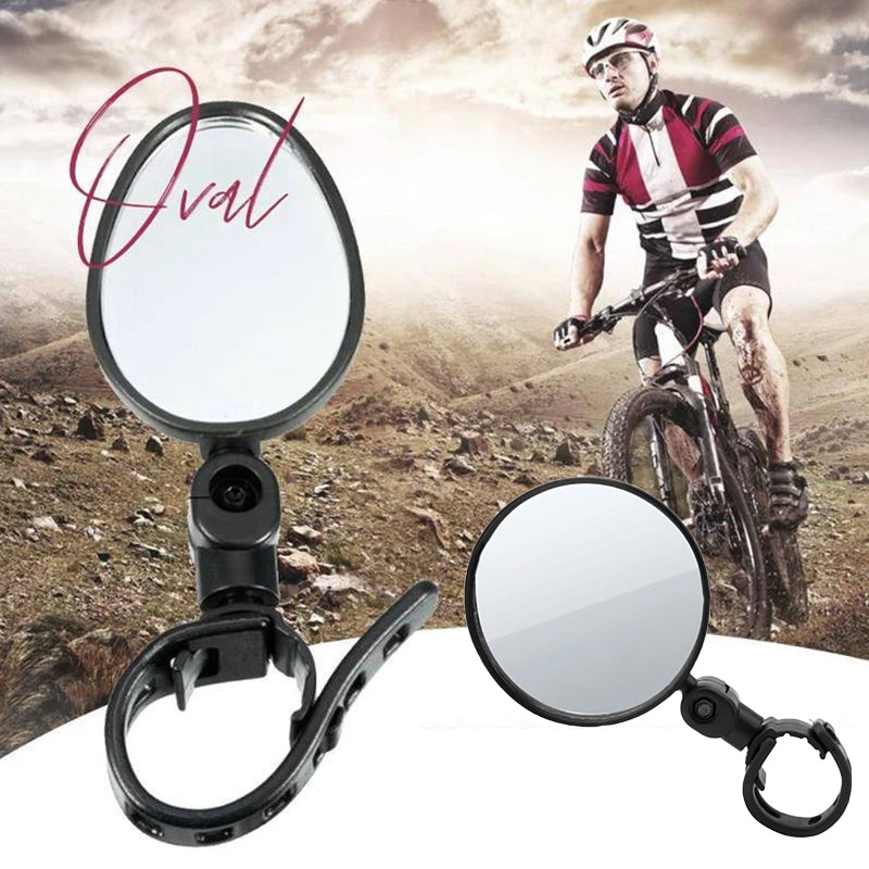 High-quality bicycle accessory: ergonomic 360° swivel handlebar mirror for all cyclists seeking improved rear visibility.