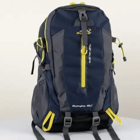40L waterproof outdoor gear backpack, perfect for hiking, camping, and adventure travel.
