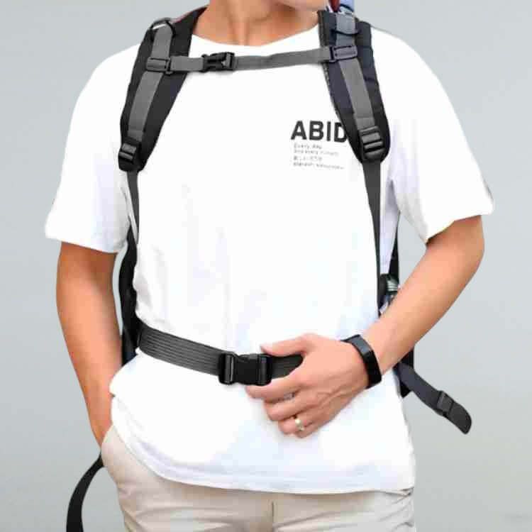 Lightweight 40L travel backpack, waterproof and unisex, ideal for camping and outdoor trips.