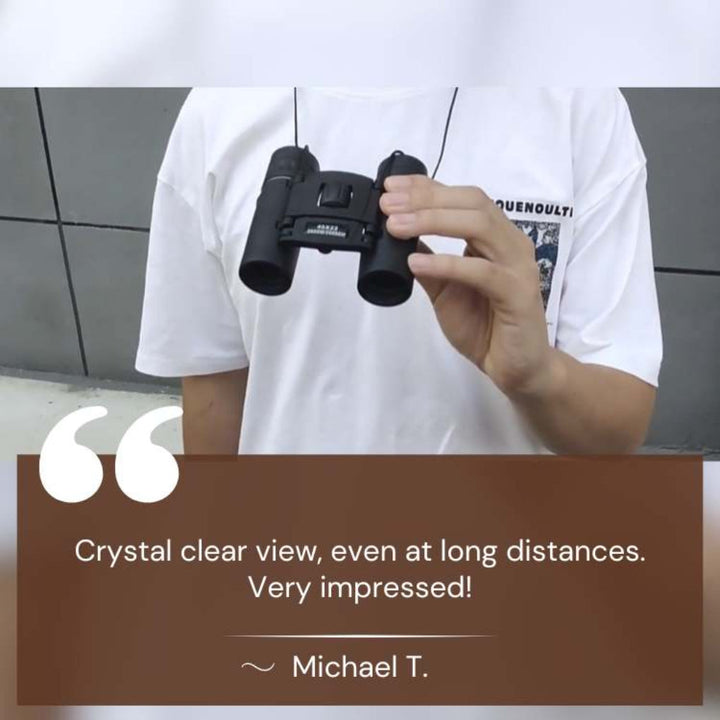 Unisex 40x22 HD long-range binoculars, excellent for bird watching, camping, and outdoor adventures.