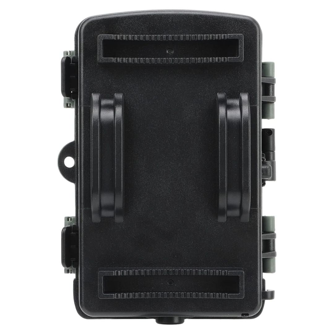 Detail of the motion sensor on the 4K wildlife camera, ready for discreet nature photography.