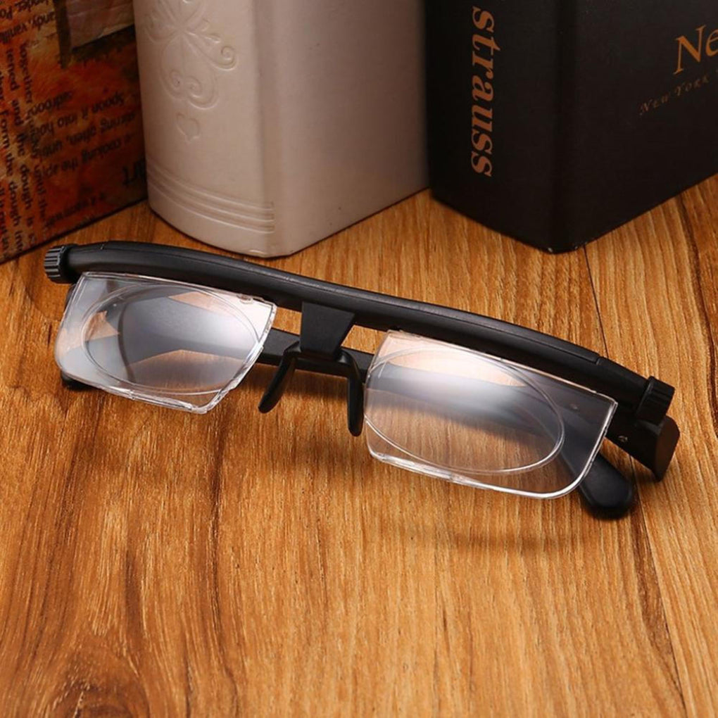 Unisex adjustable reading glasses for clear vision, perfect for near & far sight. Customizable eyewear for daily wear.