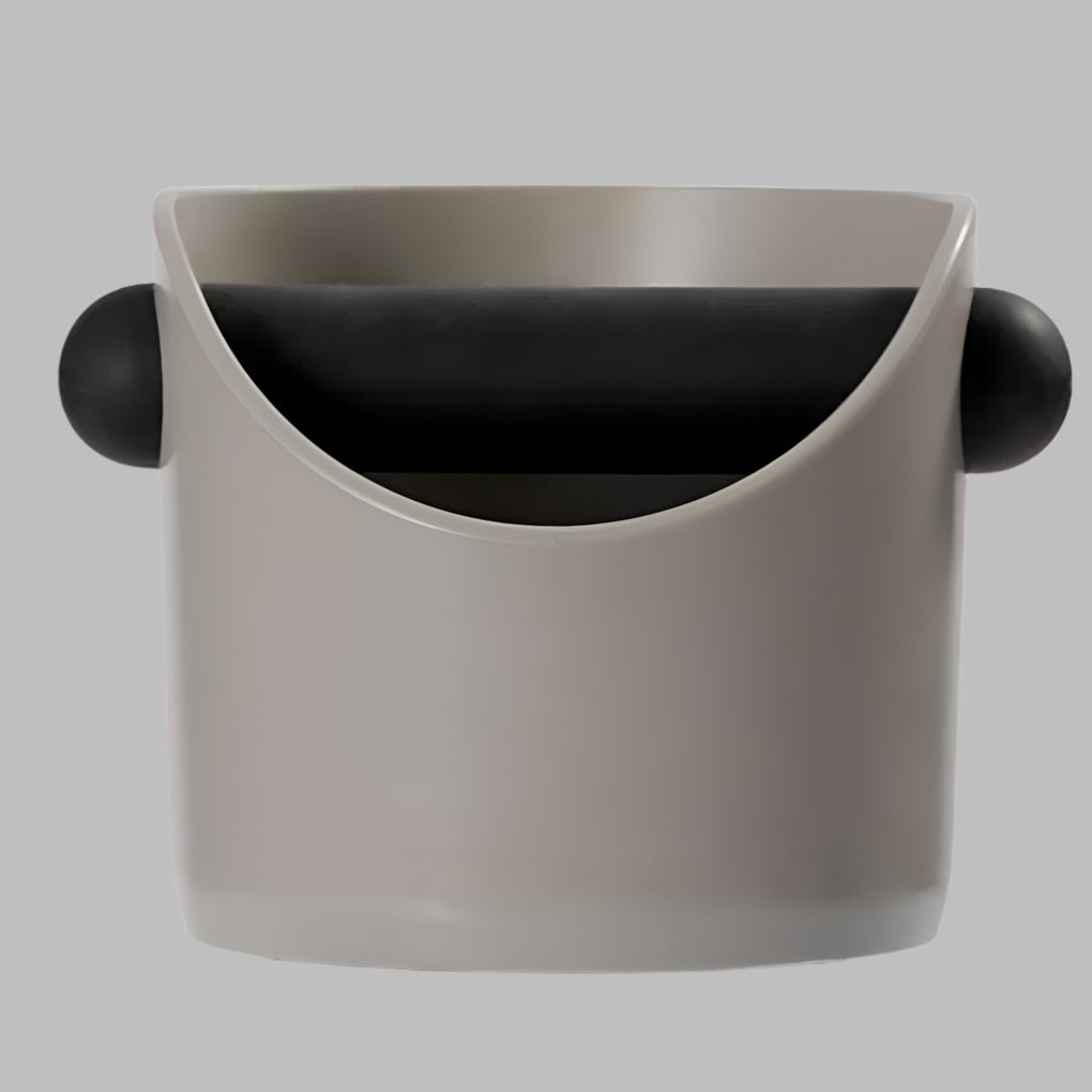 Durable, easy-clean espresso grounds knock box. Anti-slip design, a vital barista accessory for cafe or home.
