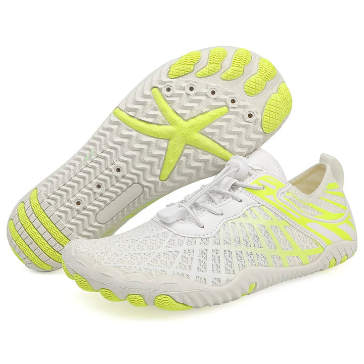 Durable outdoor water shoes, anti-slip sole for safety during watersports.