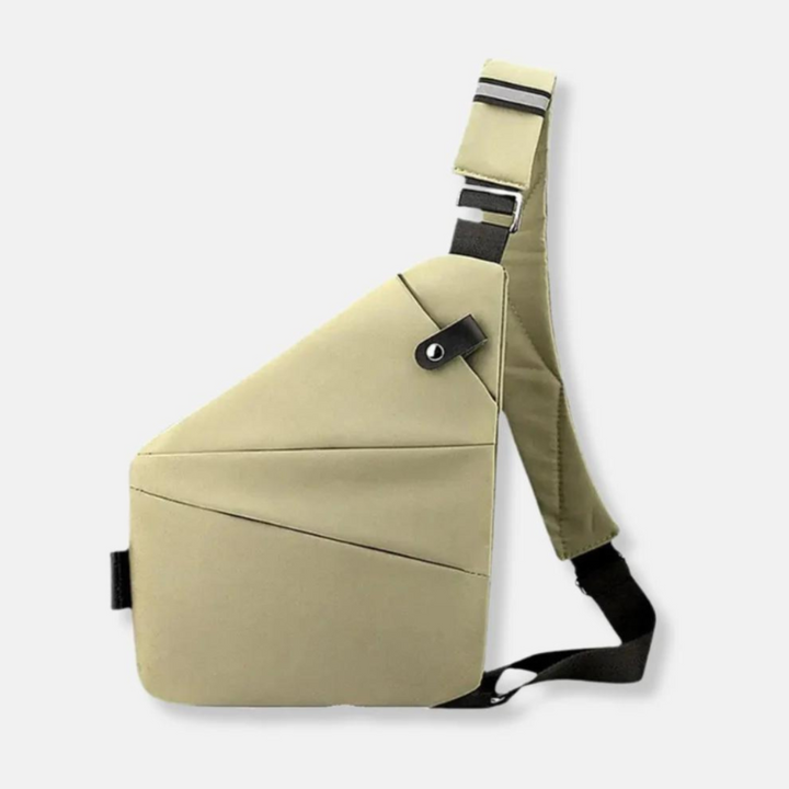 Modern unisex anti-theft messenger bag, ideal for secure urban commuting and daily organization.