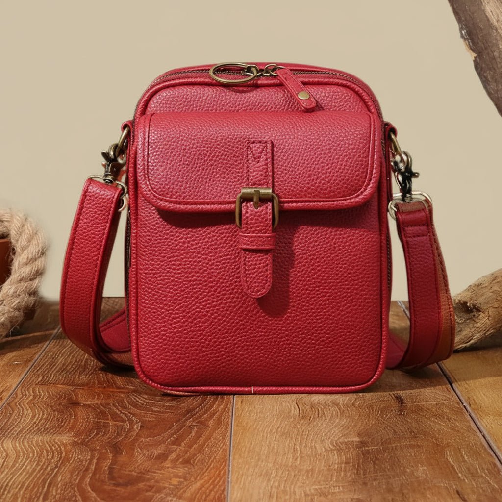 Anti-Theft Crossbody Bag interior. Organized compartments & secure pockets for valuables. Ideal travel companion.