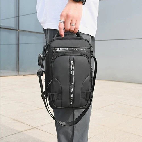 Commuter-friendly anti-theft backpack, water-resistant with a convenient USB charging port.