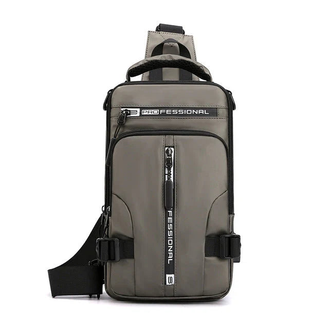 Everyday carry anti-theft laptop backpack with water-resistant fabric, suitable for unisex use.