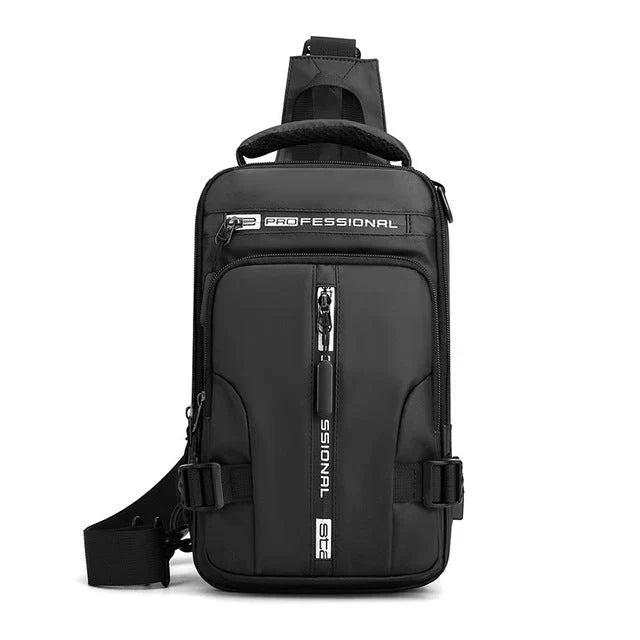 Rugged water-resistant outdoor anti-theft travel backpack, ideal for adventures and daily commute.