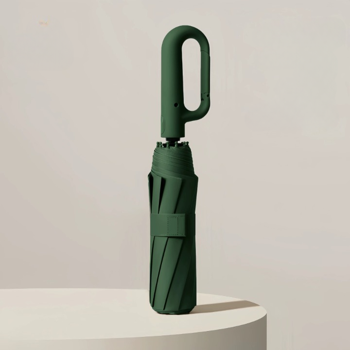 Reliable unisex windproof automatic umbrella with reflective strip, essential rain gear for daily commuting.